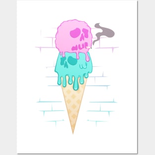 Smoking Ice Cream Posters and Art